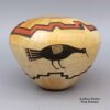 Lawrence Namoki, lkho2l326, Polychrome jar with Mimbres rabbit and geometric design - Image 2