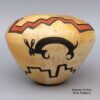 Lawrence Namoki, lkho2l326, Polychrome jar with Mimbres rabbit and geometric design - Image 3