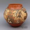 Bertha Gachupin, lkje2l294, Polychrome jar with applique and geometric design