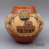 Bertha Gachupin, lkje2l294, Polychrome jar with applique and geometric design - Image 2