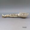 Michael Kanteena, lkla2l301: Black and white ladle with bird handle and geometric design - Image 2