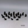 Dorothy Gutierrez, lksc2l287: Black 17-piece miniature nativity set - Image 2