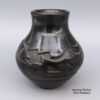 Stella Chavarria, lksc2l318, Black jar with carved avanyu design