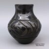 Stella Chavarria, lksc2l318, Black jar with carved avanyu design - Image 3