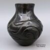 Stella Chavarria, lksc2l318, Black jar with carved avanyu design - Image 4