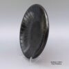 Maria Martinez, lksi2l313: Black-on-black plate with feather ring geometric design - Image 2