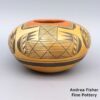Fannie Nampeyo, lsho2g304, Polychrome jar with geometric design and fire clouds