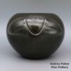 Toni Roller, mcsc2h160, Black bowl with carved bear paw design - Image 2