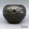 Toni Roller, mcsc2h160, Black bowl with carved bear paw design - Image 4