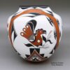 Franklin Peters, mvac3b097, Polychrome jar with a parrot, flower and geometric design - Image 3
