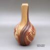 Vangie Tafoya, mvje3b095, Wedding vase with bird and geometric design - Image 2