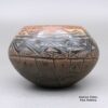 Kevin Naranjo, nmsc3a050, Black bowl with sgraffito geometric design - Image 4