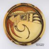 Unknown Hopi Artist, nuho2m083, Polychrome bowl with fire clouds and a geometric design