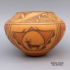 Daria Westika, nuzu2m070, Polychrome jar with deer with heart line and geometric design - Image 3