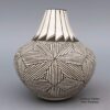 Carrie Chino Charlie, paac2l303: Black-on-white jar with geometric design - Image 2