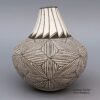 Carrie Chino Charlie, paac2l303: Black-on-white jar with geometric design - Image 3