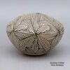 Carrie Chino Charlie, paac2l305: Black-on-white seed pot with geometric design - Image 2
