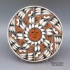 Pauline Latoma, plsf2k122, Plate with sun face medallion and geometric design