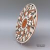 Pauline Latoma, plsf2k122, Plate with sun face medallion and geometric design - Image 2