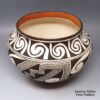Frances Torivio, poac2f174, Polychrome jar with geometric design