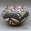 Unknown Acoma Potter, ppac3c031, Polychrome jar with geometric design - Image 2