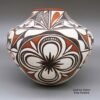 Agnes Peynetsa, ppzu3c030, Jar with deer-with-heart-line and geometric design - Image 3