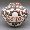 Agnes Peynetsa, ppzu3c030, Jar with deer-with-heart-line and geometric design - Image 4