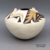 Stella Shutiva, rsac2k200: Bowl with applique snake