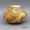 Priscilla Namingha, rsho2k203, Polychrome jar with geometric design and fire clouds - Image 2