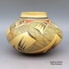 Priscilla Namingha, rsho2k203, Polychrome jar with geometric design and fire clouds - Image 3
