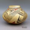 Priscilla Namingha, rsho2k203, Polychrome jar with geometric design and fire clouds - Image 4