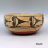 Unknown Santo Domingo Artist, rssd2k205, Polychrome bowl with a geometric design - Image 4