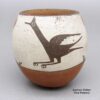 Theodora Galvan, rsza3a066, Bowl with a roadrunner and geometric design