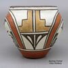 Sofia Medina, rsza3a067, Small polychrome jar with a roadrunner and geometric design - Image 2
