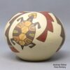 Lois Gutierrez, rwsc0k110: Polychrome jar with 3-panel turtle and geometric design - Image 4
