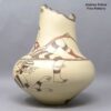 Lois Gutierrez, rwsc0k129: Polychrome jar with kiva step opening and koshares fishing and swimming design - Image 3