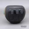 Dora Tse Pe, spsi3c060, Micaceous bowl with a lightly carved and painted ring-of-feathers geometric design - Image 4