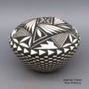 Cletus Victorino, zzac2k047m3: Black-and-white jar with geometric design