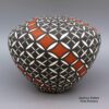 Cletus Victorino, zzac2k050: Polychrome seed pot with geometric design - Image 2