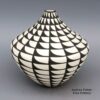 Cletus Victorino, zzac2k254m2: Black-and-white jar with geometric design