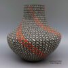 Cletus Victorino, zzac2l110: Polychrome jar with geometric design - Image 2
