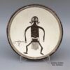Lucy Lewis, zzac2m069m1: Black and white plate with Mimbres dancer design