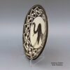 Lucy Lewis, zzac2m069m2, Black-on-white plate with turkey and geometric design - Image 2