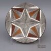 Shaylene Chino, zzac2m070, Polychrome plate with fine line geometric design