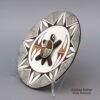 George Concho, zzac2m077, Polychrome plate with turtle applique and geometric design - Image 2