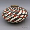 Paula Estevan, zzac2m108m1, Polychrome jar with checkerboard geometric design