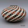 Paula Estevan, zzac2m108m1, Polychrome jar with checkerboard geometric design - Image 2