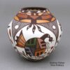 Diane Lewis, zzac2m153m2a, Polychrome jar with bird, flower and geometric design