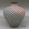 Paula Estevan, zzac2m239, Polychrome jar with fluted opening - Image 2