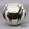 Marie Z Chino, zzac2m504, Polychrome bowl with deer-with-heart-line design - Image 3